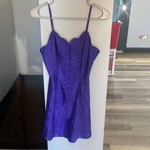 Victoria's Secret Purple Lace Chemise
